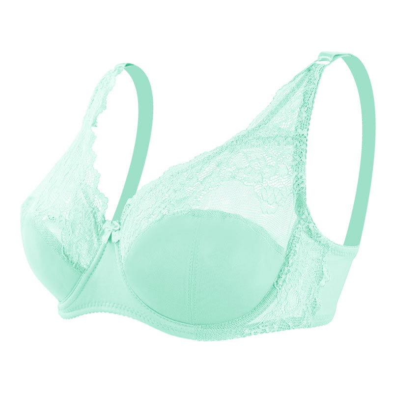 Sexy belleza espalda push up transpirable ropa interior francesa sujetador tradicional Sujetador de encaje transfronterizo con anillo de acero arco