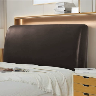 PU皮弹力床头罩轻奢防尘科技布卧室全包易清理四季款纯色保护罩