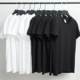 230g heavy thick cotton short sleeve T-shirt men's and women's T-shirt round neck loose solid color bottoming shirt printing T-Shirt wholesale
