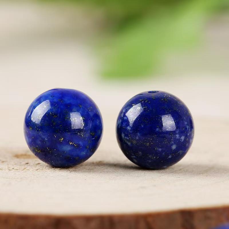 7A Natural Raw Lapis Lazuli Loose Beads Imperial Green Spacer Beads Diamond Bracelet Spacer DIY Jewelry Wholesale