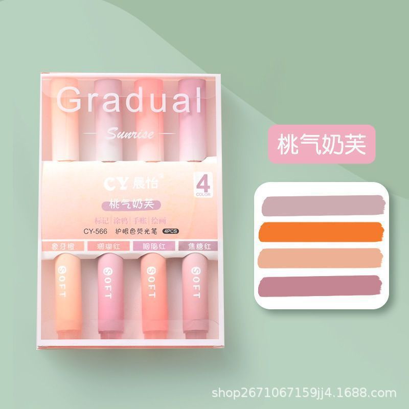 En línea rojo creativo curva pluma rodillo pluma esquema estudiante diario línea cepillo rodillo pluma gancho línea marcador pluma al por mayor