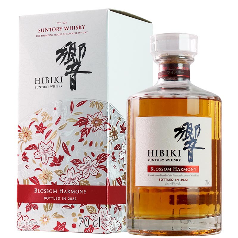 行货 响和风樱花2022限量版 Hibiki 日本威士忌洋烈酒700ml行货