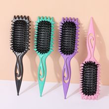 新款海王梳造型梳家用按摩梳女士长发专用弹跳梳卷发梳美发造型梳