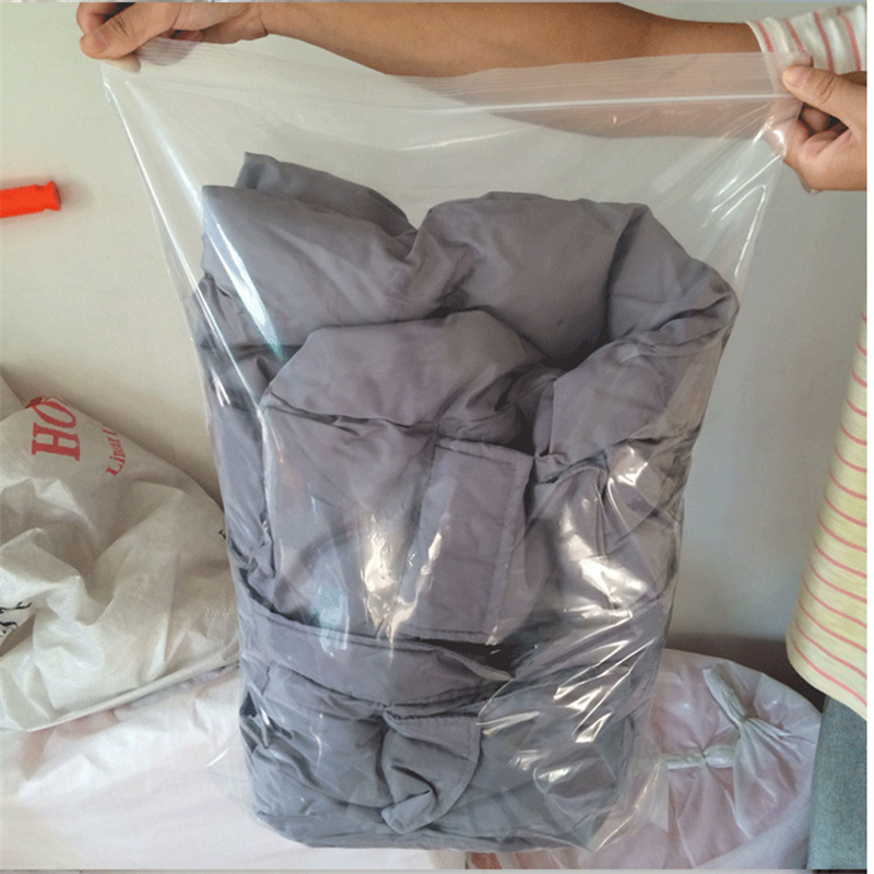 40*55*60*66cm40*78*100特大号自封袋加长塑料封口袋秋冬装密封装