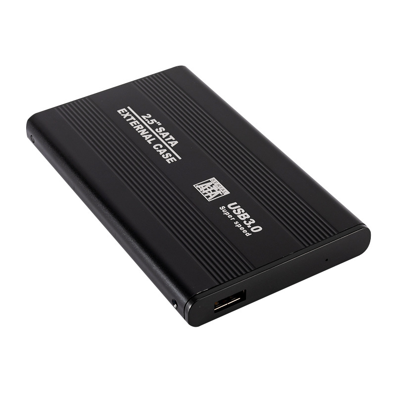 Venta directa de fábrica de 2,5 pulgadas USB3.0 a SATA caja de disco duro móvil aleación de aluminio puerto serie portátil caja de disco duro