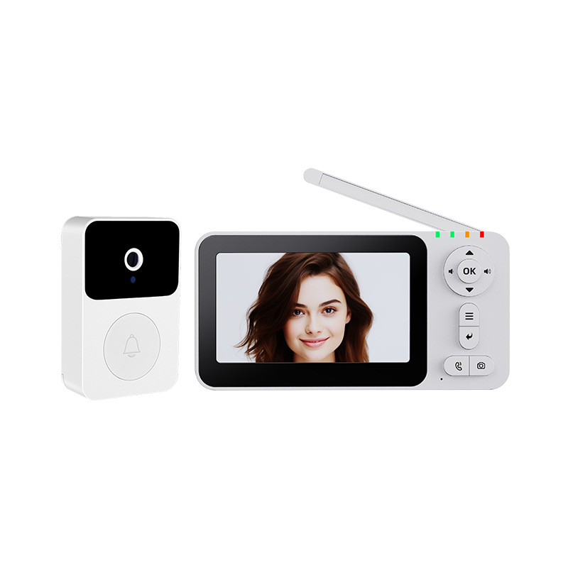Nuevo M15 timbre visual multifunción video full-duplex intercom timbre inteligente función de visión nocturna timbre de música