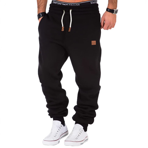 Men's Autumn/Winter Patchwork Training & Sports Pants, Leggings, Men's Workout Fitness Trousers, Sweatpants – Sizes S-5XL