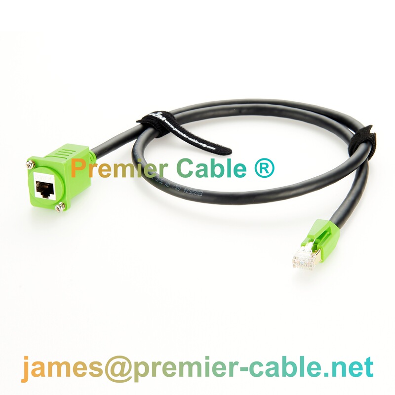 Cat8 10 Gigabit Rj45 Ultra-High-Speed Network Panel Installation Extension Cable Industrial-Grade Ethernet Signal Transfer