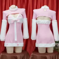 Сексуальное плюшевое мягкое милое платье Loli ночная юбка пижама бедра юбка домашний костюм костюм якорный набор производительности C2026