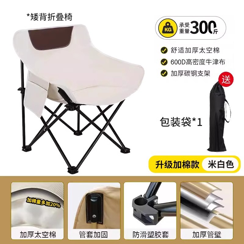 Comfort upgraded model low back⭐ on white + tube cover reinforcement [weight bearing 400 catties]