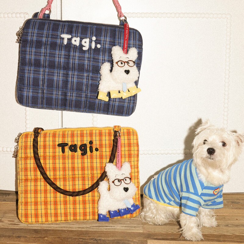 Tagi.Woven Small Pillow New Style Embroidered Beads 15inch Large Capacity Satchel Shoulder Computer Bag Notebook Bag