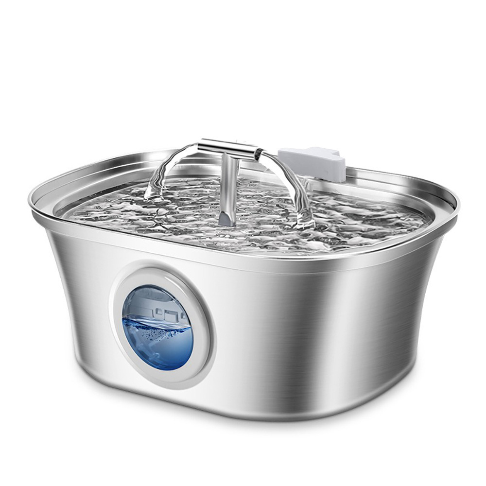 3.2L pet water beverage de acero inoxidable filtro de circulación automática cat water beverage cat water beverage
