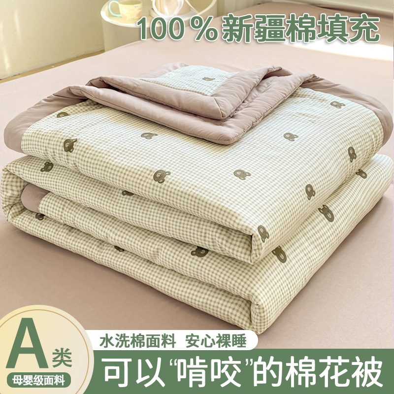 격자 무늬 곰 머리