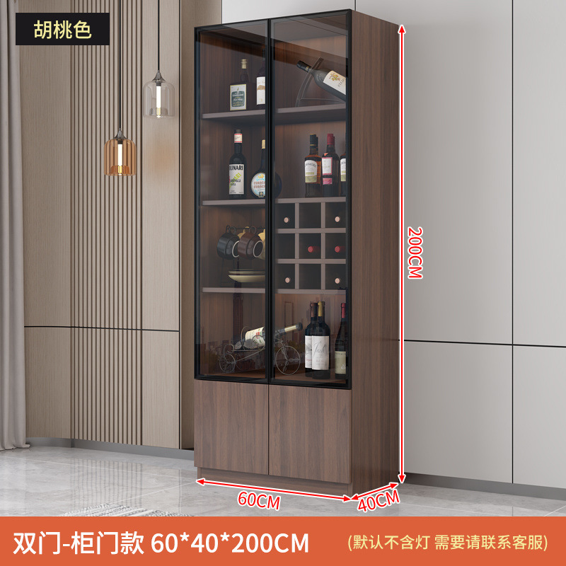 Модель двустворчатой двери со стеклянной дверью шкафа丨 ширина 60 см для вина