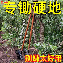 螺旋钉耙锰钢焊接农用铁耙子多功能新款园艺淬火耙子手工锻打全套