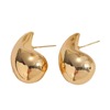 Brand metal small design advanced retro earrings, European style, high-quality style