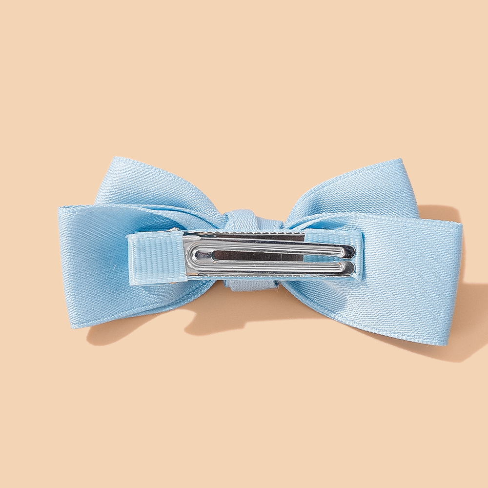 Pinza pelo bebé lazo cinta doble capa accesorios verano_voghion.com