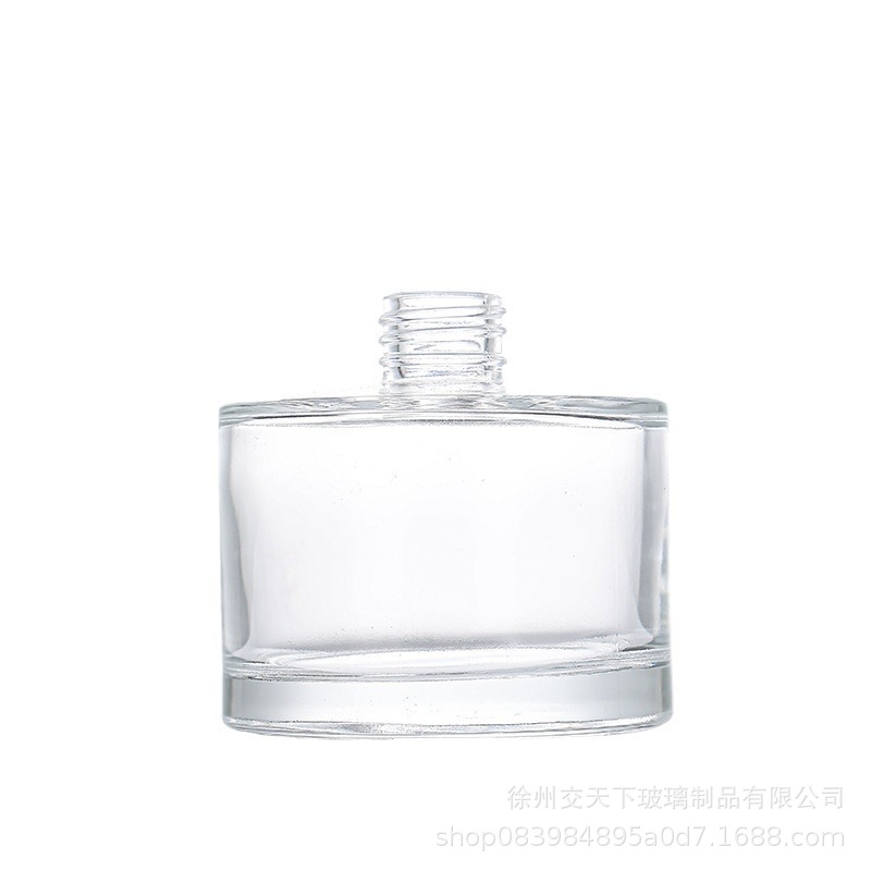 Botella cilíndrica de perfume de seda colorida botella de perfume adornos caseros transparentes 50ml 100ml botella de perfume adornos