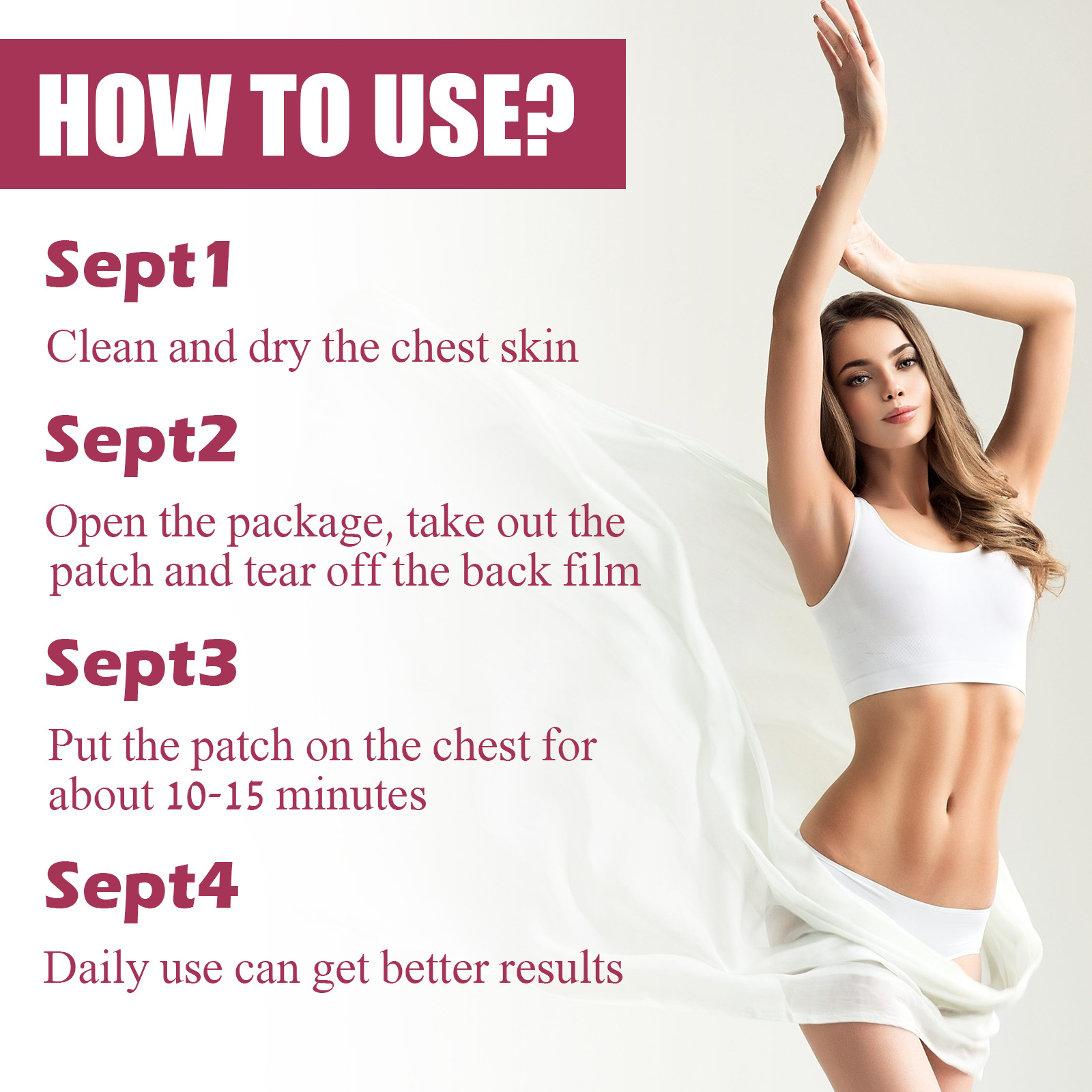 protein lifting OUHOE for tightening, preventing sagging, firming, plump and full massage care of the chest pa_voghion.com