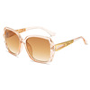 Capacious glasses solar-powered, retro sunglasses, internet celebrity, European style