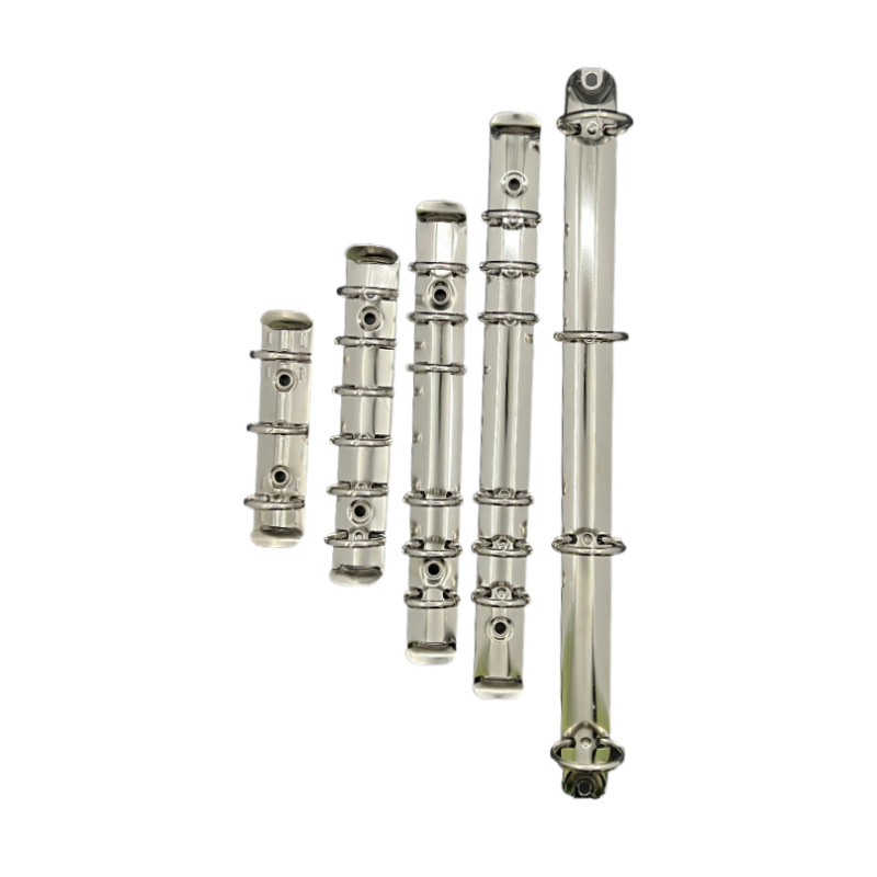 (2개) 샘플 6 구멍 바인더 바인딩 금속 클립 폴더 사무실 문구 보관 사무용품