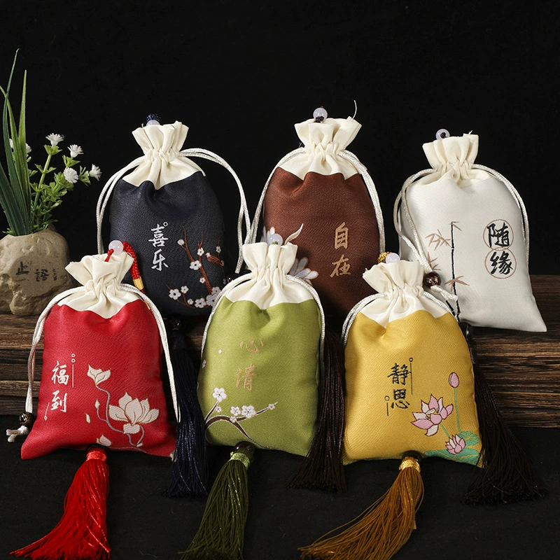 Дзен китайский стиль традиционный античный парча сумка Дракон лодка фестиваль Саше пустая сумка Ювелирные изделия сумка вышивка сумка Саше автомобиль висит