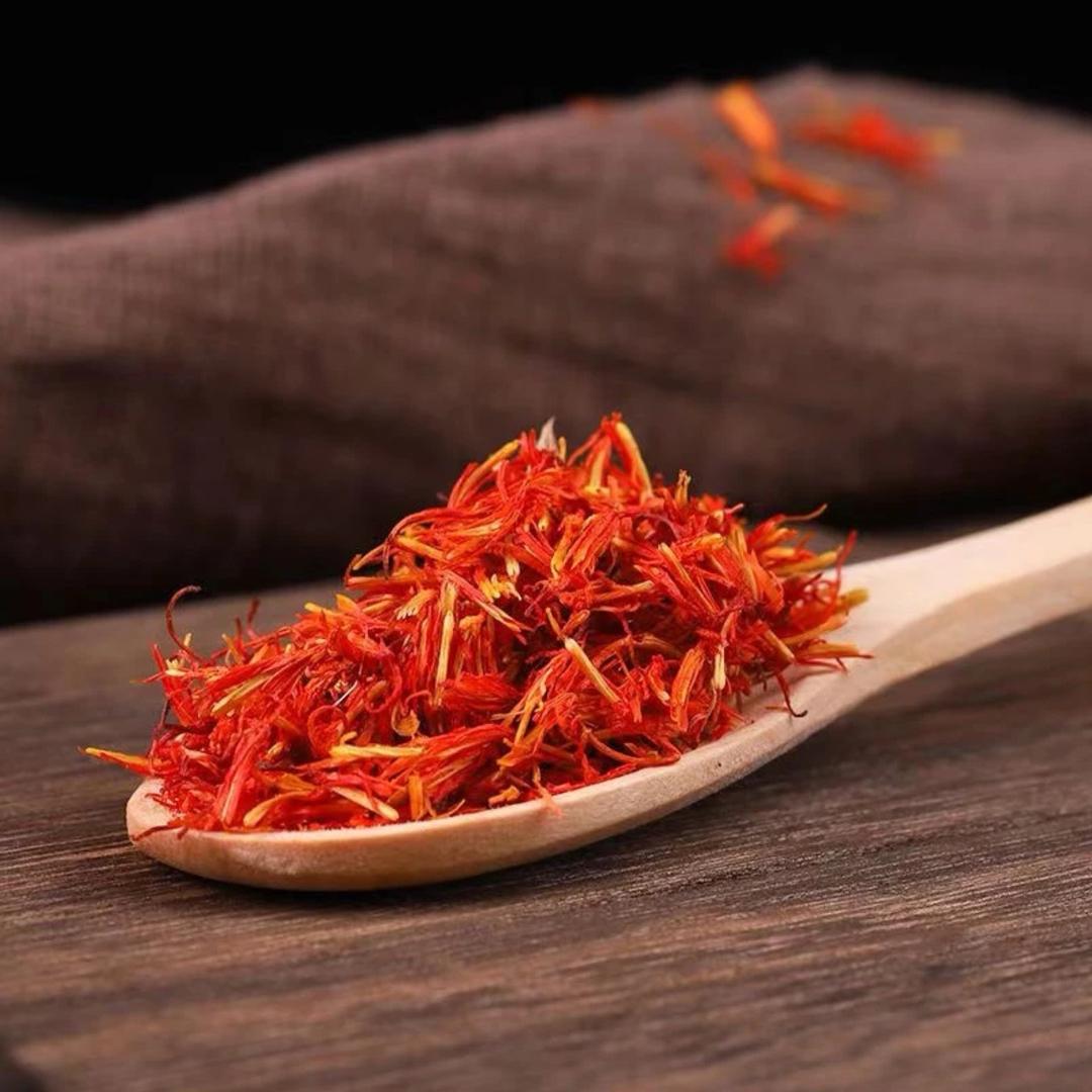 Dried Safflower Threads 500g Hong Hua Herbal Tea and Foot Soak Ingredient quality and texture