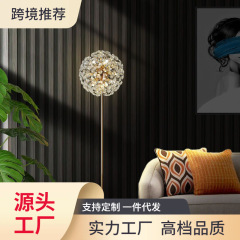 蒲公英落地灯客厅现代简约个性卧室床头灯具满天星北欧创意水晶灯