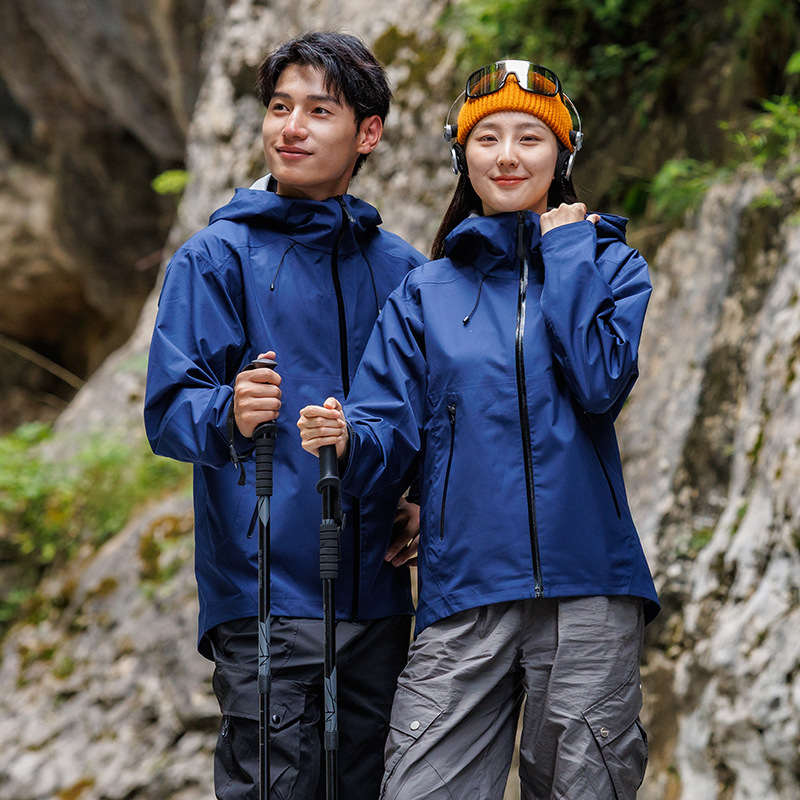 Sellador térmico completo prensado de alta gama Le Shi personalizado con ropa de trabajo a prueba de feng shui al aire libre para hombres y mujeres alpinistas delgados