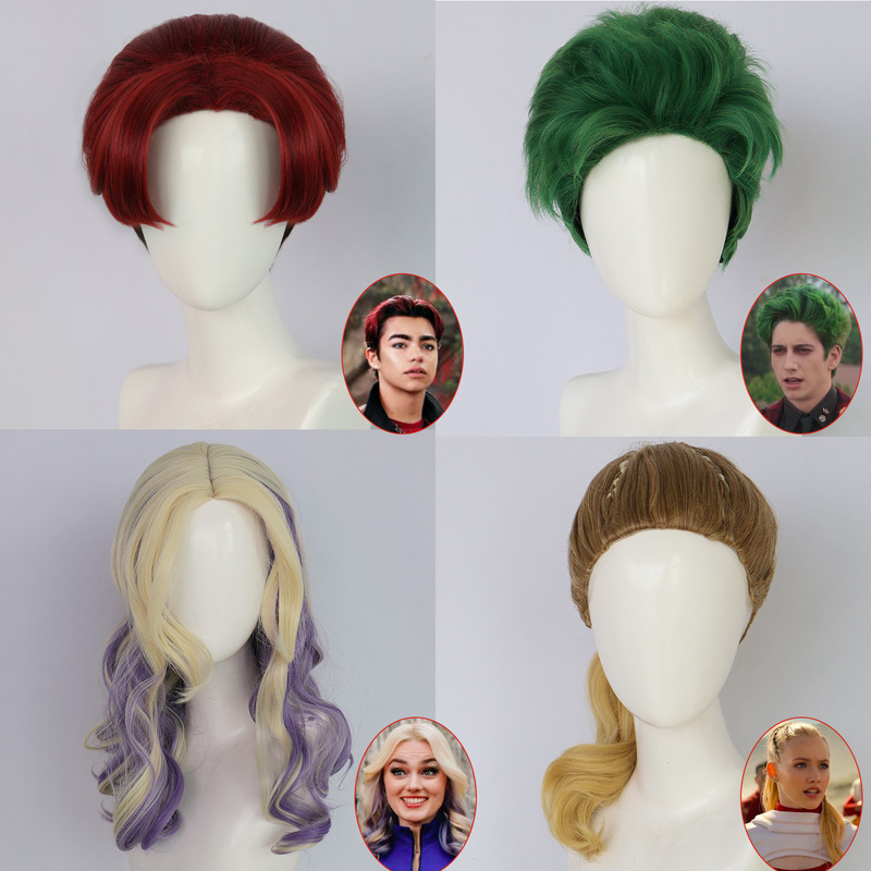 Zombie High School 4 Vampire Dawn Cos Wig Cross-Border Amazon American Drama New Style