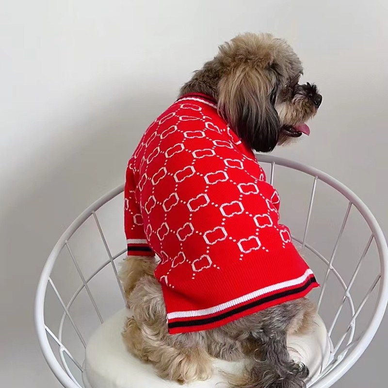 Autumn and winter pets trendy brand knitted cardigans small and…
