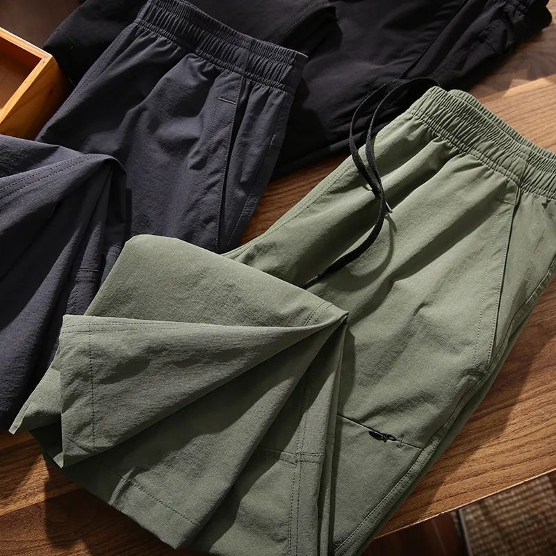 Bird Style, Same Factory Out of Cow Goods, 2024 Spring and Summer Outdoor Waterproof Breathable Stereo Cutting Sweatpants for Men