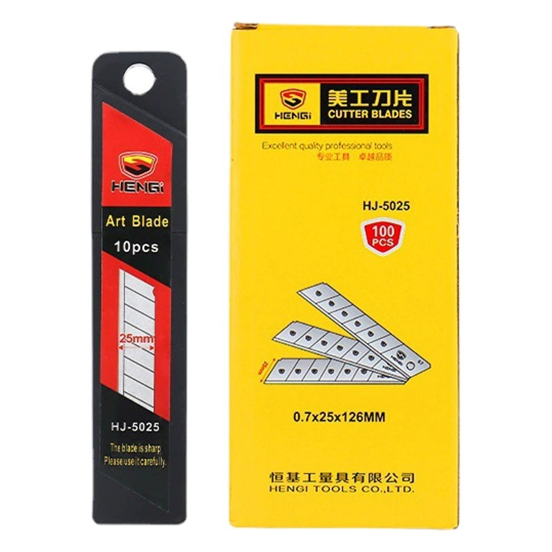 Оптовая продажа бренда Henderson промышленного класса острый SK5 большой художественный нож утолщенный резак для бумаги 25 мм Резка обоев
