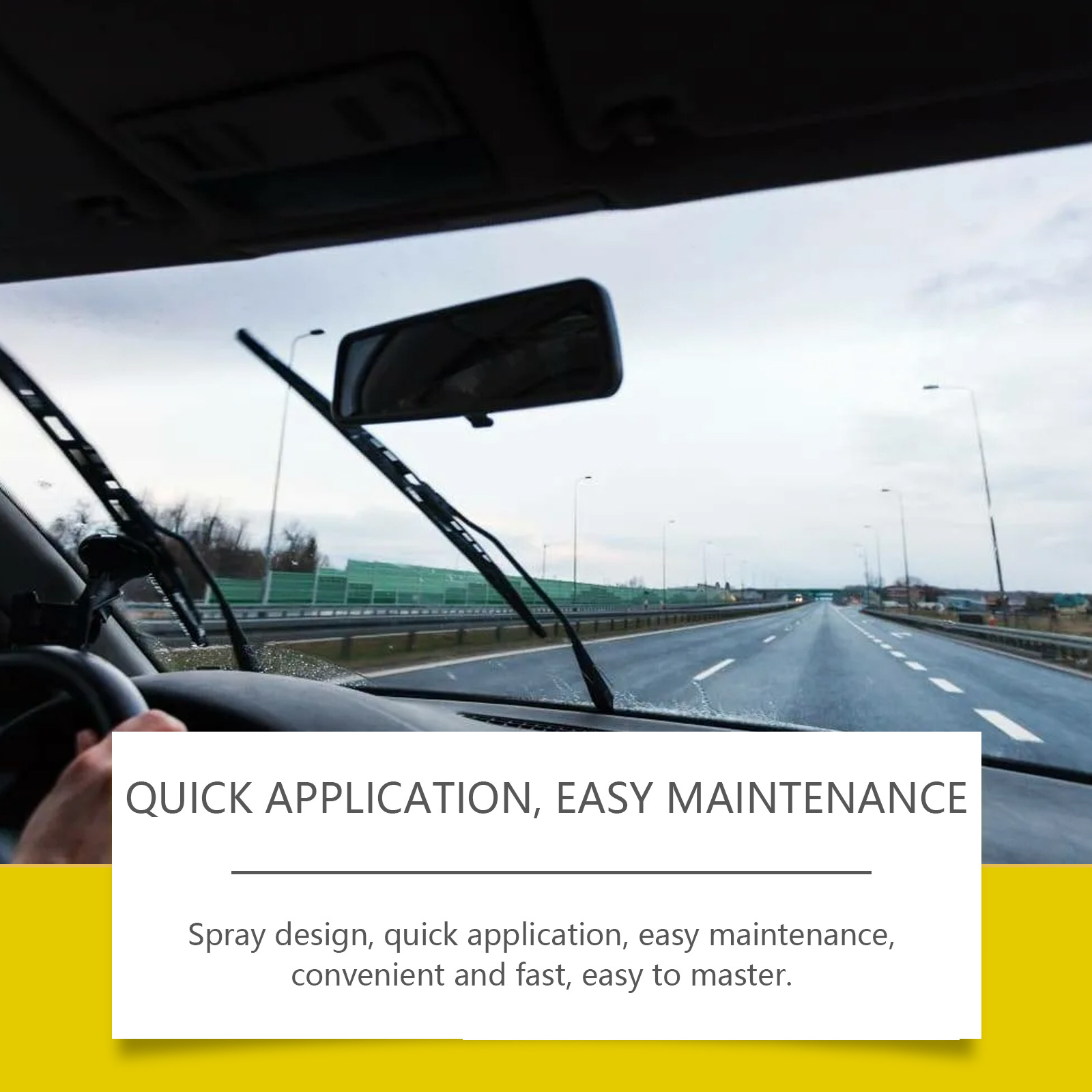 homonth Car Glass Anti-Rain Anti-Fog Cleaning Coating Agent Car Windshield Cleaning Anti-Rain Fog Spray