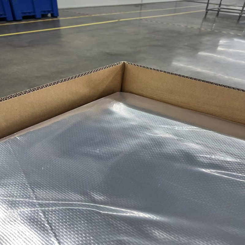 工业包装镀铝编织布 12/13/14丝防潮防尘可抽真空立体铝塑编织膜