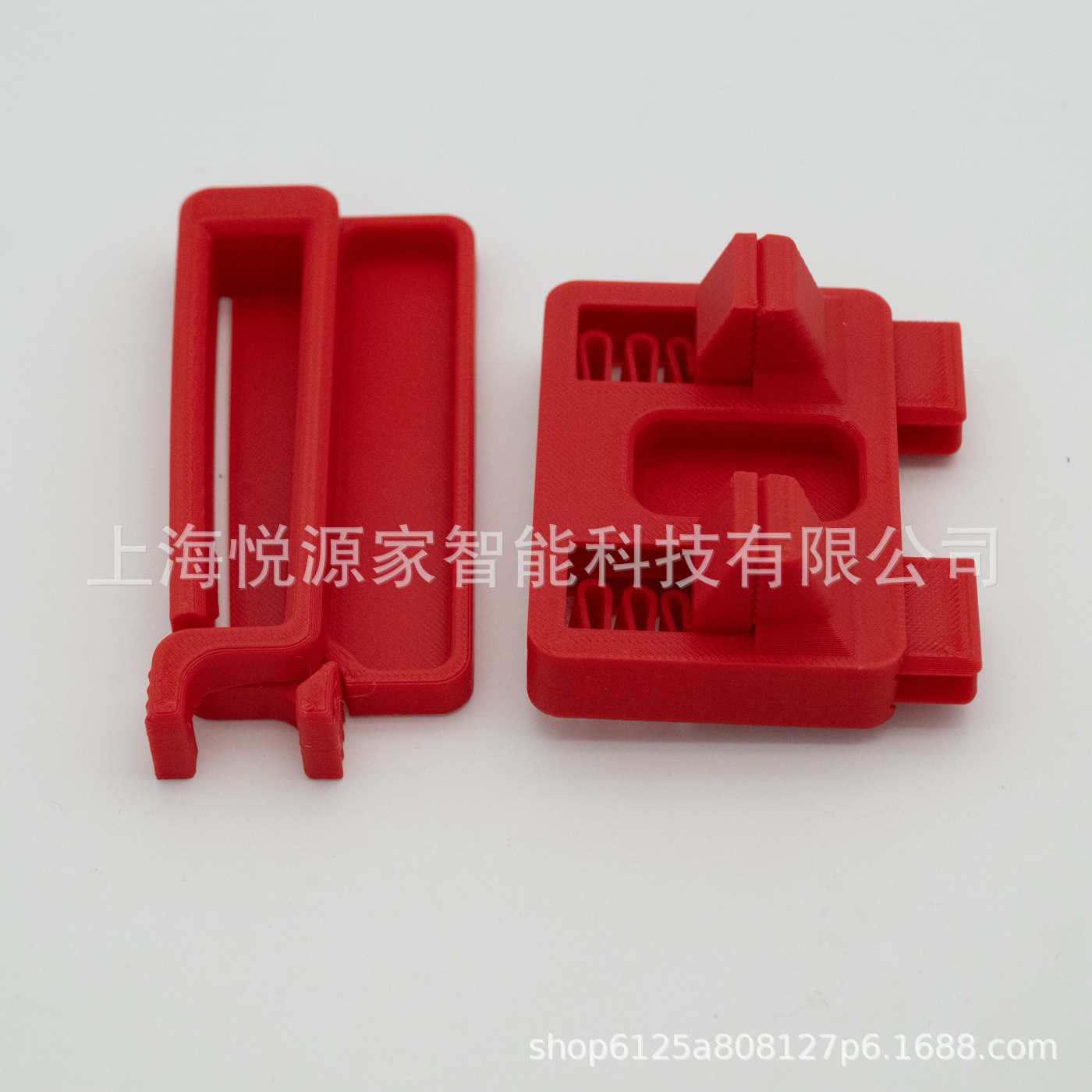 와이어 솔더 클램프 + 베이스 - 빨간색