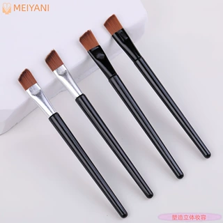 新款9.6cm斜头眼影刷便携式化妆刷美妆工具唇刷袋装套装批发遮瑕