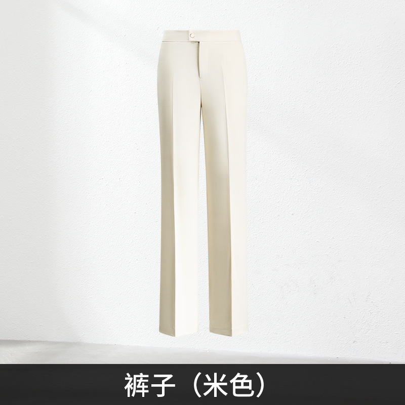 职业装西装套装女秋季款黑色修身气质美容院售楼部通勤西服工作服|undefined