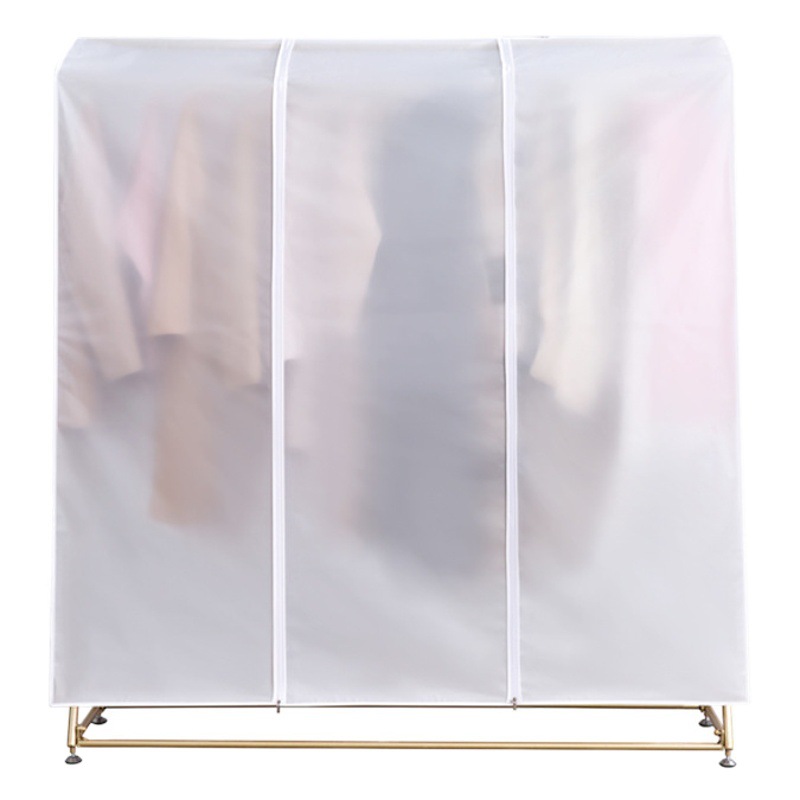 Ropa tridimensional bolsa de almacenamiento a prueba de polvo impermeable a prueba de humedad lavable ropa del hogar cubierta moderna capa simple bolsa de polvo