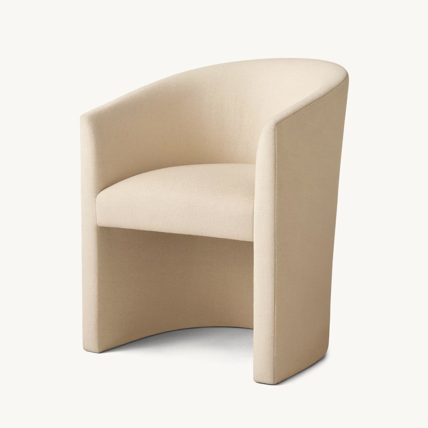 Scandinavian Simple Fabric Dining Chair Rh American Medieval Home Office Chair Living Room Creative Curved Armchair Single Chair