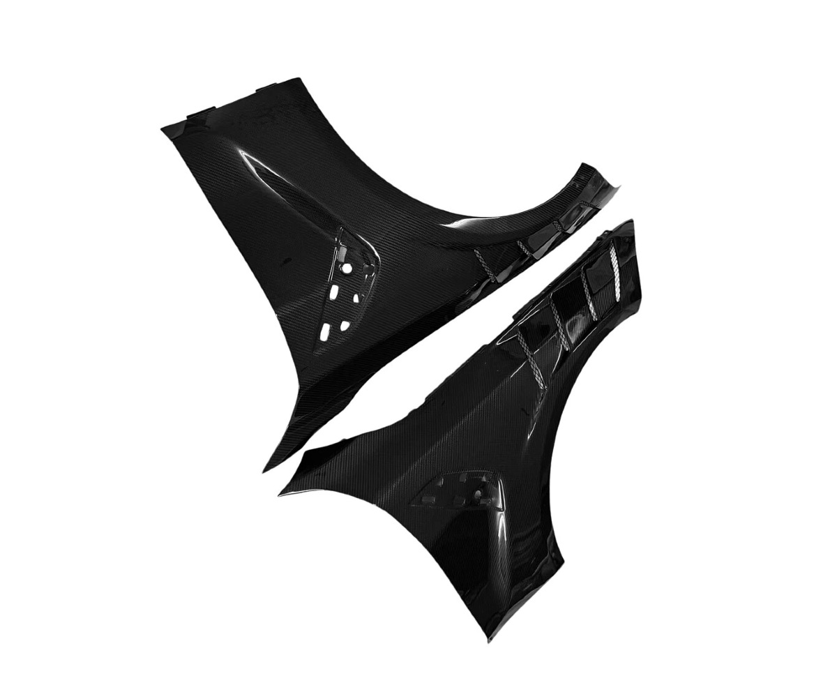 Suitable for BMW M3M4G80G82 dry carbon fiber modification body kit, front fender, mudguard, bumper, and rear spoiler