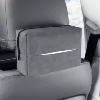 Коробка ткани автомобиля замши автомобиля коробка ткани многофункциональный творческий висит мешок ткани обратно висит коробка ткани