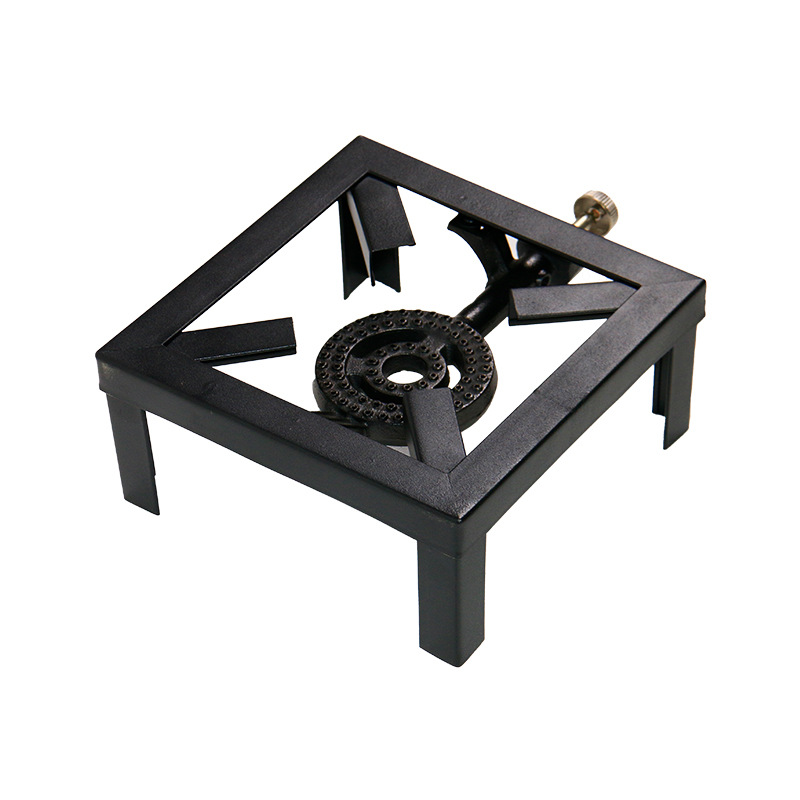 Fuente de fábrica hierro fundido cocina de gas con soporte de hierro fundido cocina de gas de fuego rápido cocina de campamento al aire libre cocina de ahorro de energía