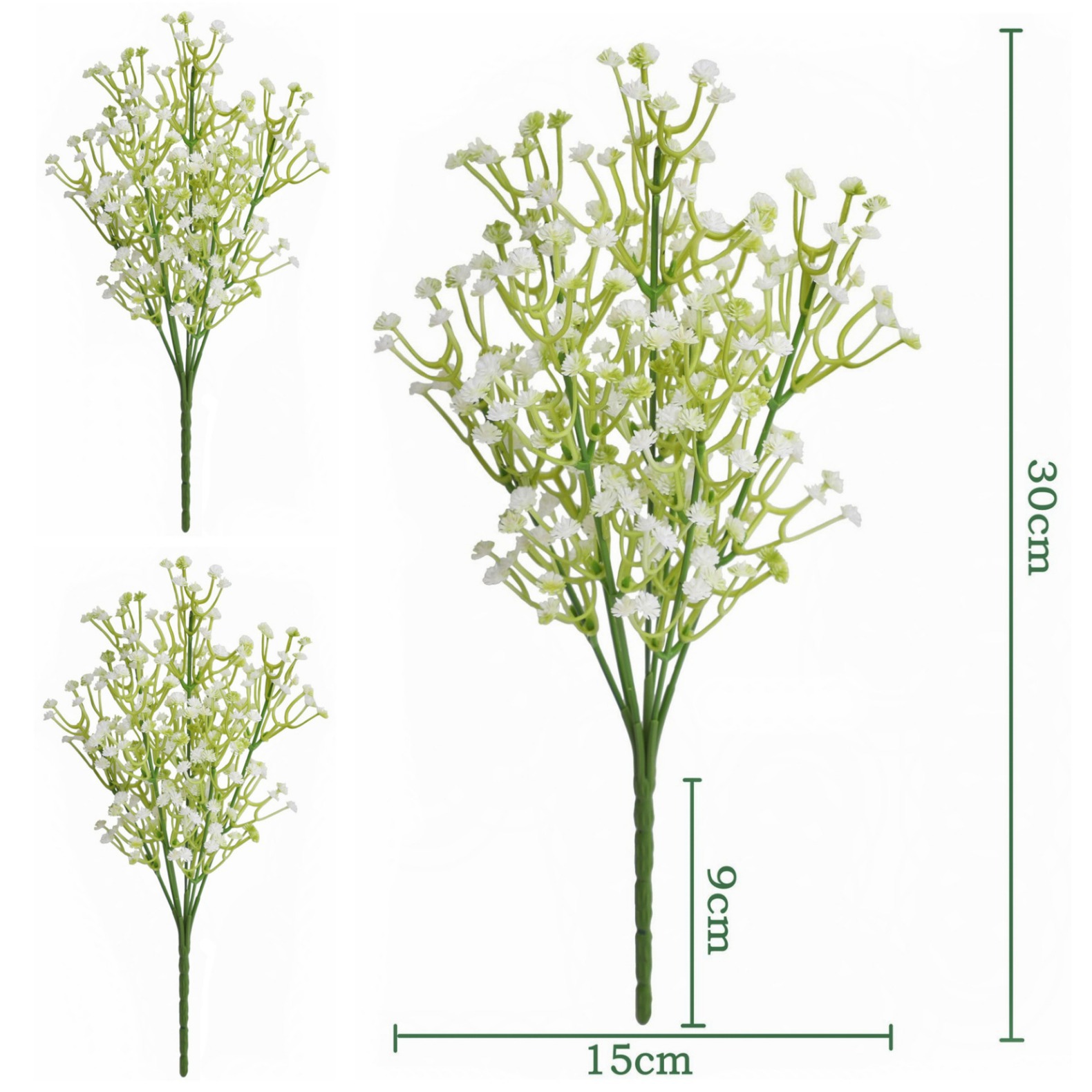 Ramo estrellado artificial decoración de la boda mano que sostiene la flor artificial restaurante del Hogar Accesorios de decoración de flores falsas al por mayor