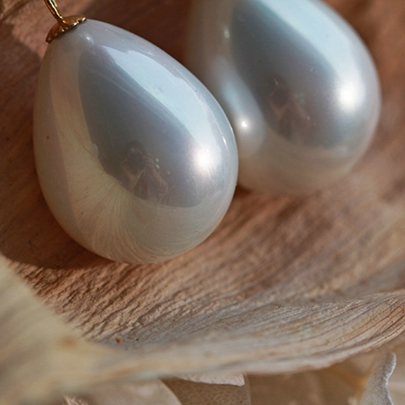 Fashion Water Droplets Pearl Drop Earrings 1 Pair display picture 4