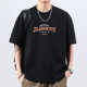 2025 plus size Men's Fat Plus Plus Plus Plus Short-sleeved T-shirt Summer Fat Man Fat Loose Crewneck Extended T-shirt