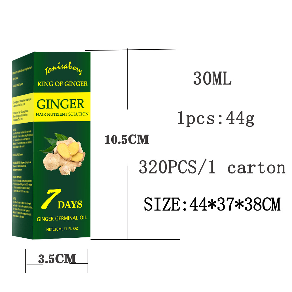 TONISABERY30ML King Nutrition Old Ginger Nährende Flüssigkeit Pflanzenhaarpflege Ätherisches Öl_voghion.com