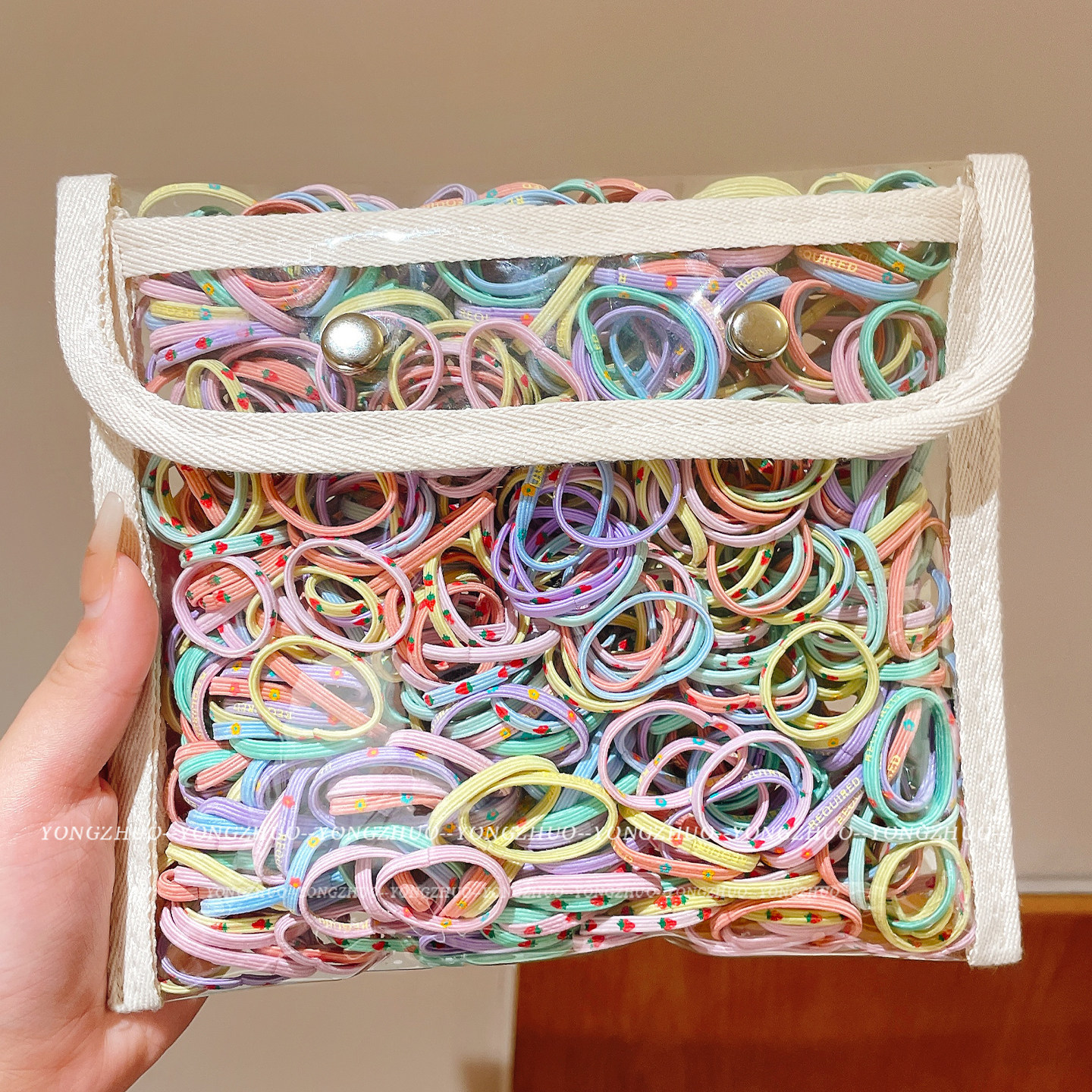 Children's Rubber Bands, High Elasticity and Durability, Hair Ropes for Baby Braids, Hair Ties for Girls, Ponytail Hair Ropes That Do Not Hurt Hair