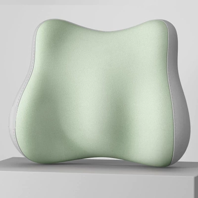 Support Headrest Cushion, Breathable Tailbone: Waist support - gray-green-stitching-waist-support-1