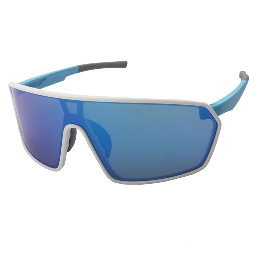 매트 솔리드 화이트 프레임 헤드 매트 블루 + 그레이 풀 아이스 블루 도금